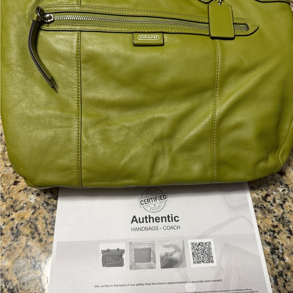 Coach Authentic Handbags Certification Document - image 1